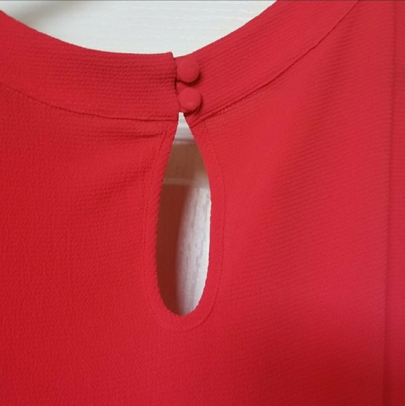 Melissa McCarthy Sleeveless Pleated Blouse, 2X - Picture 4 of 4